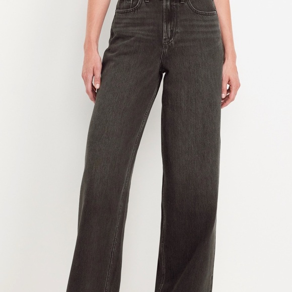 Old Navy Denim - Women's Black Wide-Leg Jeans